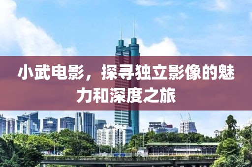 小武电影，探寻独立影像的魅力和深度之旅