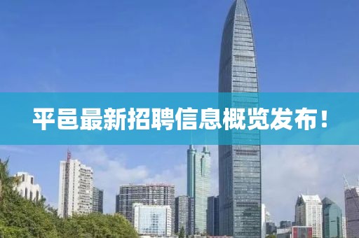 平邑最新招聘信息概览发布！