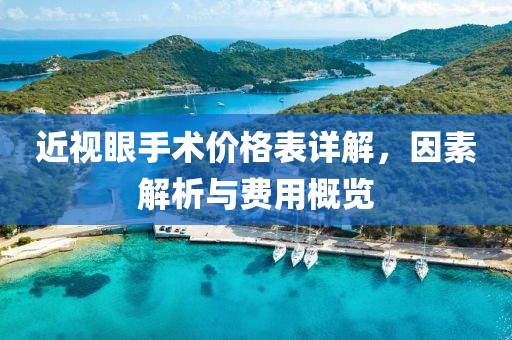 近视眼手术价格表详解，因素解析与费用概览