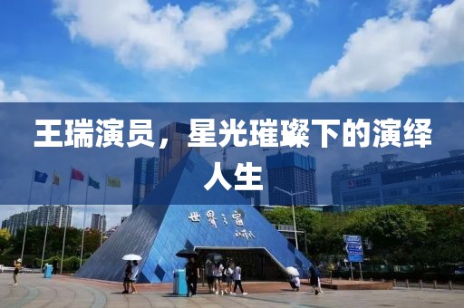 王瑞演员，星光璀璨下的演绎人生