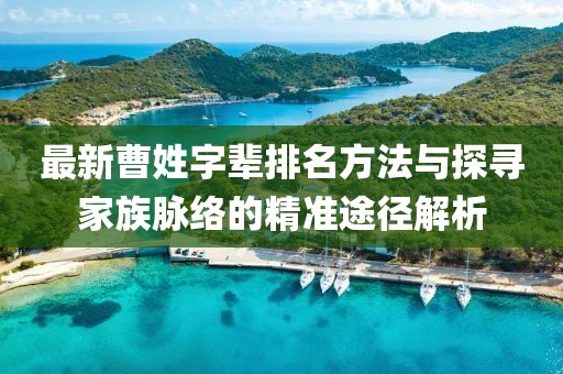 最新曹姓字辈排名方法与探寻家族脉络的精准途径解析
