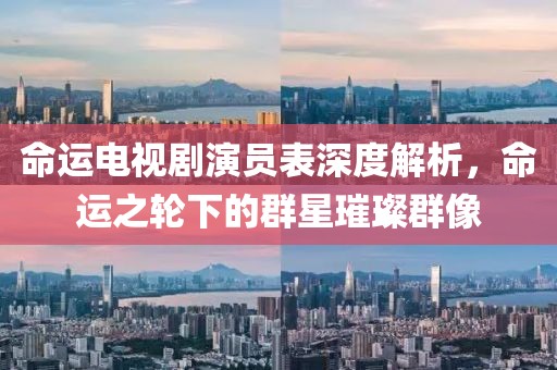 命运电视剧演员表深度解析，命运之轮下的群星璀璨群像