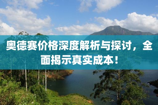 奥德赛价格深度解析与探讨，全面揭示真实成本！
