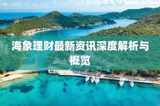 海象理财最新资讯深度解析与概览