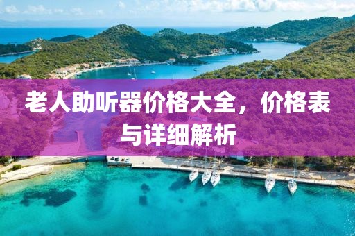 老人助听器价格大全，价格表与详细解析