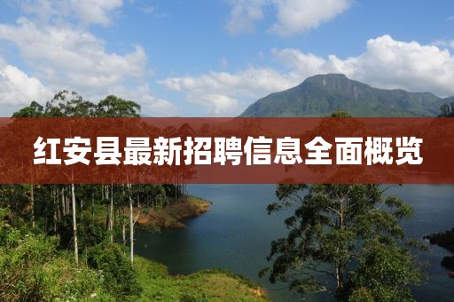 红安县最新招聘信息全面概览