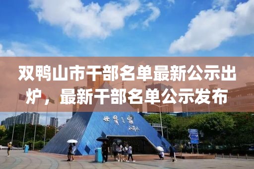 双鸭山市干部名单最新公示出炉，最新干部名单公示发布