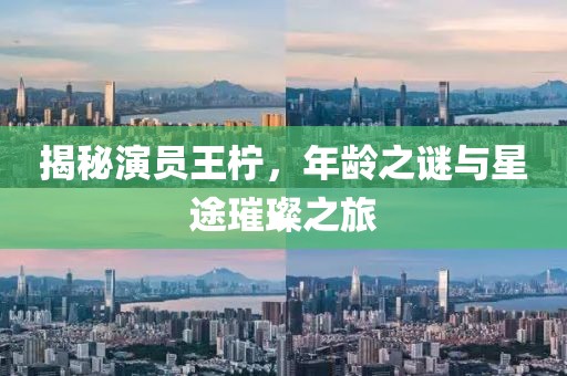 揭秘演员王柠，年龄之谜与星途璀璨之旅