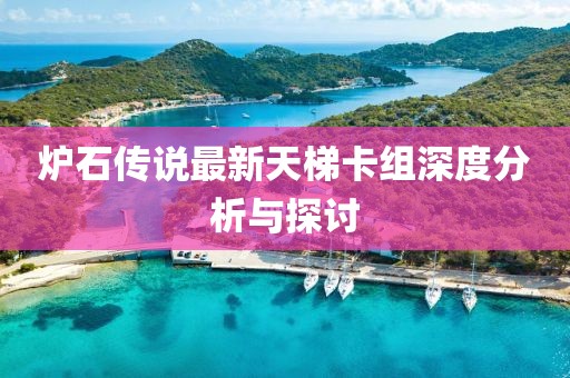 炉石传说最新天梯卡组深度分析与探讨