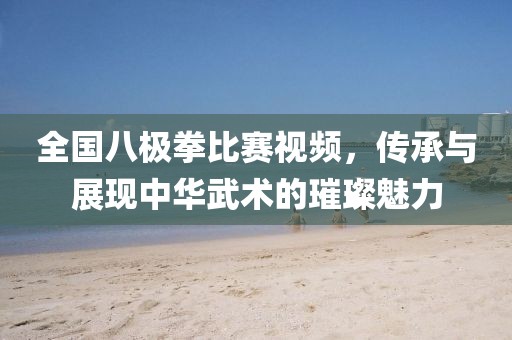 全国八极拳比赛视频，传承与展现中华武术的璀璨魅力