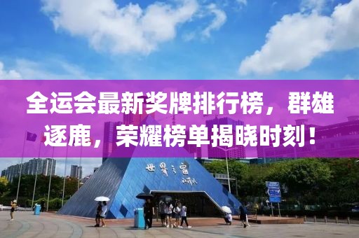 全运会最新奖牌排行榜，群雄逐鹿，荣耀榜单揭晓时刻！