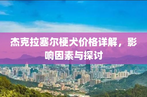 杰克拉塞尔梗犬价格详解，影响因素与探讨