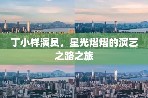 丁小样演员，星光熠熠的演艺之路之旅