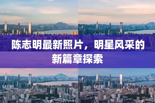陈志明最新照片，明星风采的新篇章探索