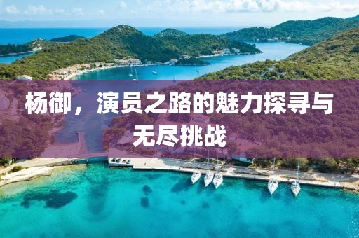 杨御，演员之路的魅力探寻与无尽挑战