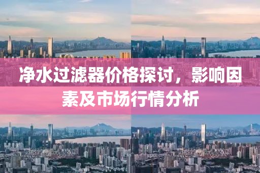 净水过滤器价格探讨，影响因素及市场行情分析