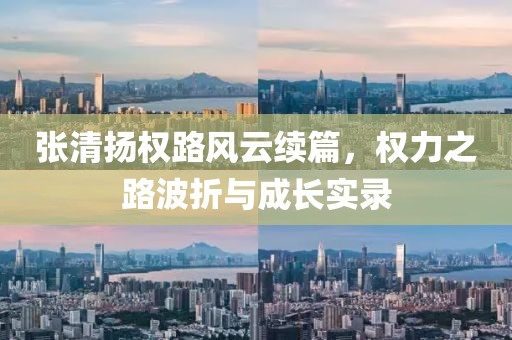 张清扬权路风云续篇，权力之路波折与成长实录