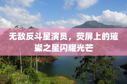无敌反斗星演员，荧屏上的璀璨之星闪耀光芒