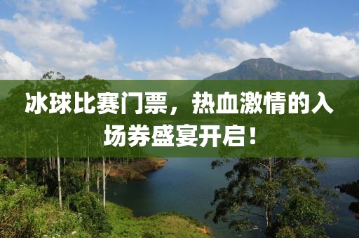 冰球比赛门票，热血激情的入场券盛宴开启！