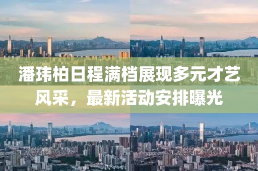 潘玮柏日程满档展现多元才艺风采，最新活动安排曝光