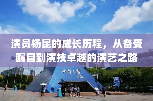 演员杨昆的成长历程，从备受瞩目到演技卓越的演艺之路