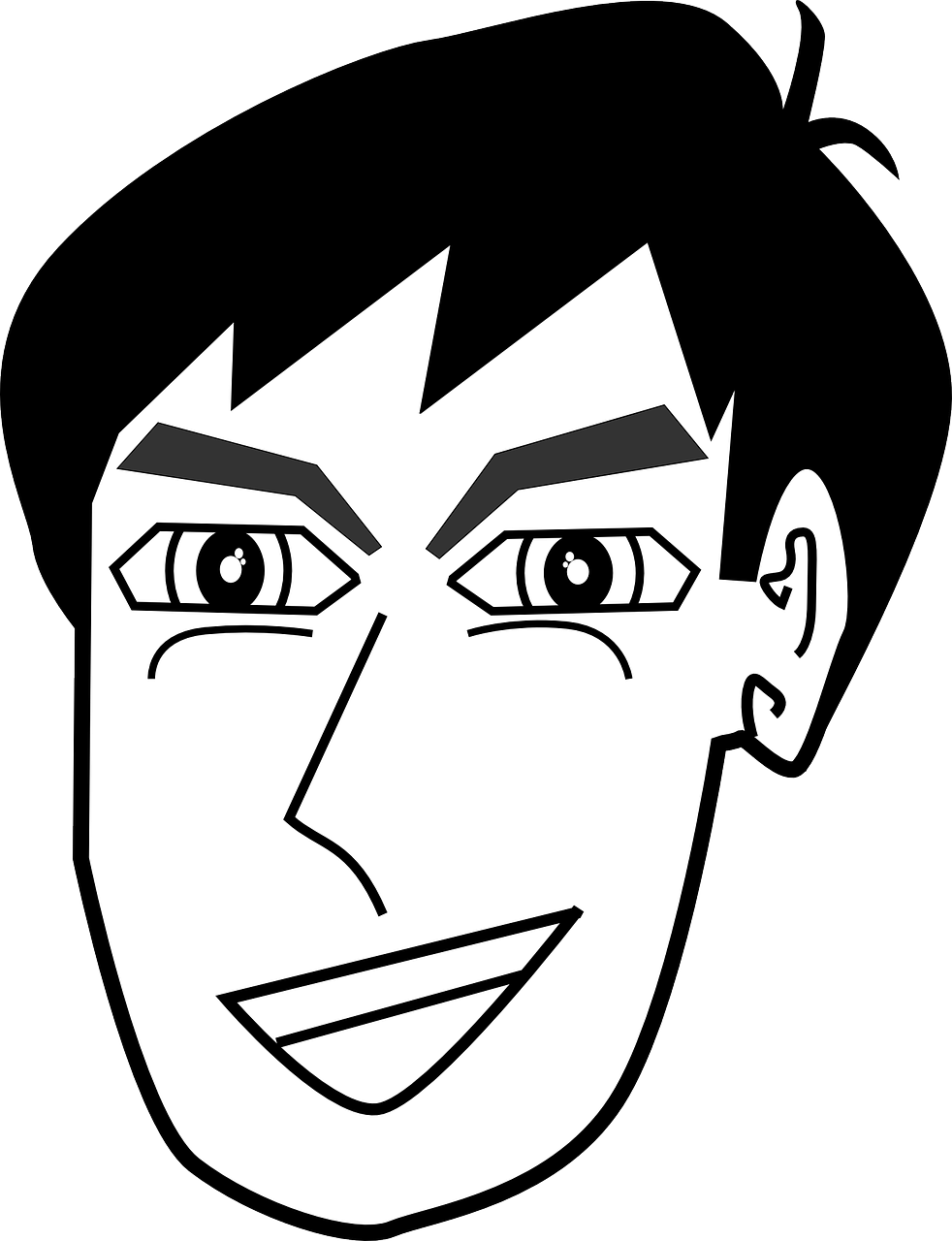 侧脸动漫男的魅力与风采展示